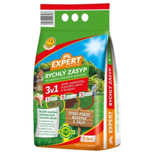 1320613206-600x600 Trávniková náplasť EXPERT (Substrát+Tráva+hnojivo) 3V1 5l – Obrázok 1
