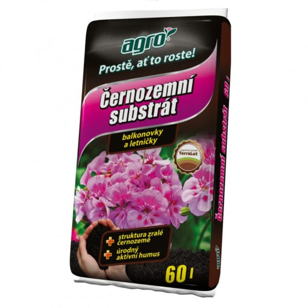 13498-600x600 SUBSTRÁT AGRO Na Balkónovky a Letničky černozemný 60L – Obrázok 1