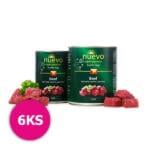 NUEVO Dog Adult, Beef konzerva 6x800g