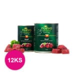 NUEVO Dog Adult, Beef konzerva 12x800g