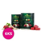NUEVO Dog Senior, Lamb & Beef Oat Flakes konzerva 6x400g