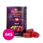NUEVO Cat Adult Beef konzerva 6x400g