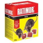 RATIMOR Rodenticíd mäkká návnada – Bromadiolone 150g