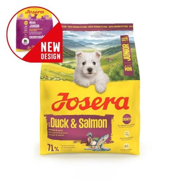 4032254745150-2-600x600 JOSERA Dog Mini Junior Duck & Salmon 900g – Obrázok 1