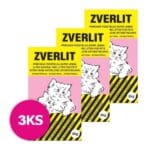 ZVERLIT Ružový superjemný bez vône 3x6kg