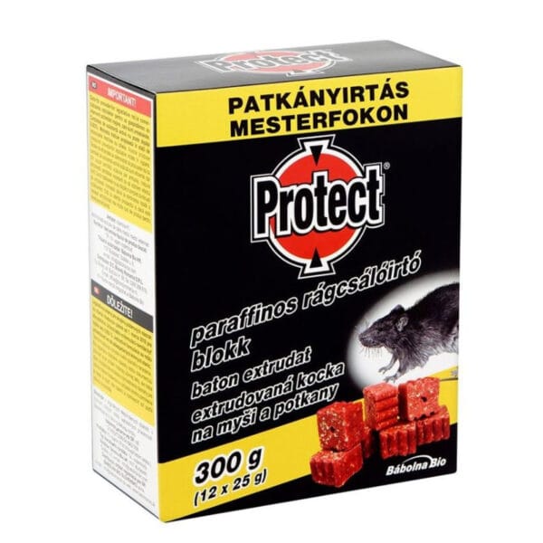 5997378772040-600x600 PROTECT Nástraha na myší a potkany – extrudované kocky (12x25g) 300g – Obrázok 1