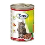 DAX Cat Hovädzie Kúsky v Omáčke konzerva 415g