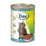 DAX Cat Ryba Kúsky v Omáčke konzerva 415g