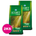 FARMINA Dog ECOPET Natural Puppy Medium 2x (12+2kg)