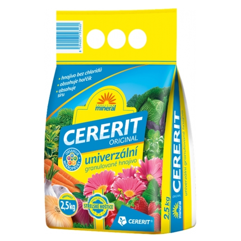 13250 CERERIT univerzálne granulované hnojivo 2,5kg – Obrázok 1