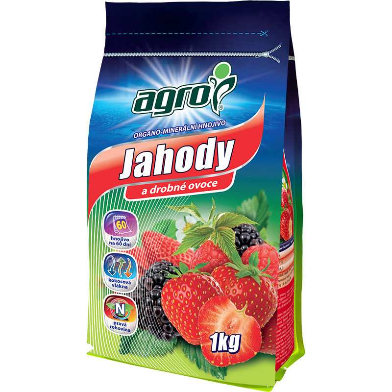 8594005006010 AGRO Organominerálne Hnojivo Jahody 1kg – Obrázok 1